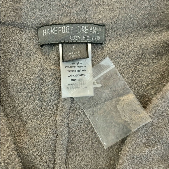 Barefoot Dreams Cozy Chic Lite Grey Sweatpants - Picture 2 of 2